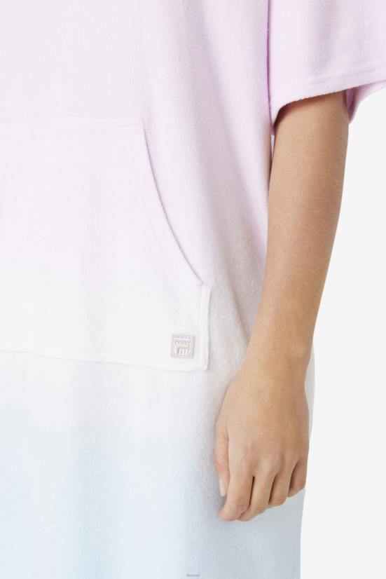 סחלב/כחול/אפרסק רך FILA סחלב / כחול / אפרסק רך פונצ'ו פילה קאלי עם ברדס 68LF1503