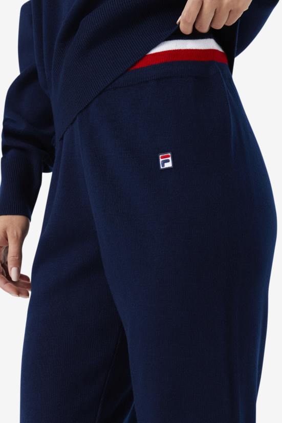 חיל הים/אדום/לבן FILA פרנקי סריג מכנס פילה נייבי/אדום/לבן 68LF1562