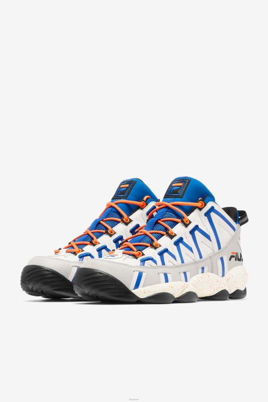לבן/כסוף אפור/כחול FILA ספגטי סטאקהאוס פילה לגברים לבן/כסף אפור/כחול 68LF165