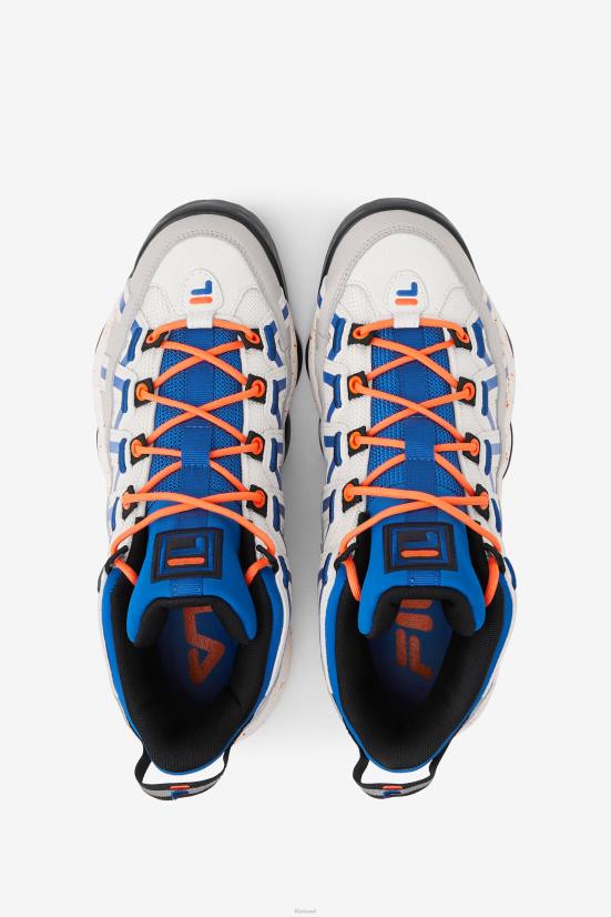 לבן/כסוף אפור/כחול FILA ספגטי סטאקהאוס פילה לגברים לבן/כסף אפור/כחול 68LF165