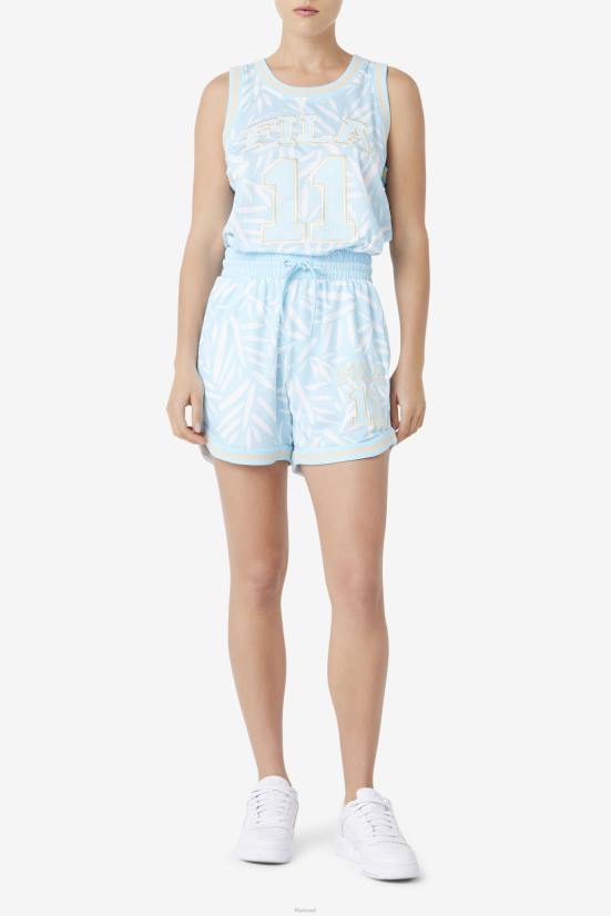 כחול לבן FILA פילה קצר כחול/לבן כדורסל קווינסי 68LF1661