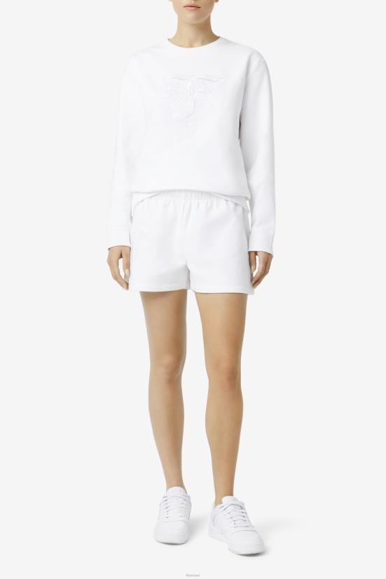 לבן FILA פילה לבנה קצרה עוף החול 68LF1697