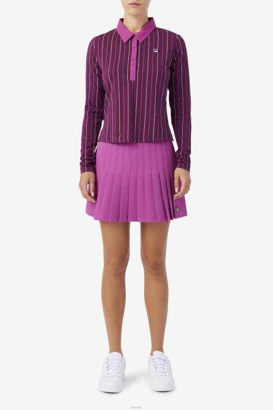 סוֹמֶק FILA חצאית קפלים של איימי פילה רוז' 68LF1748