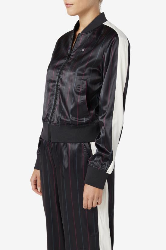 שחור/טופו FILA מעיל טרנינג סאטן פארה פילה שחור/טופו 68LF1778