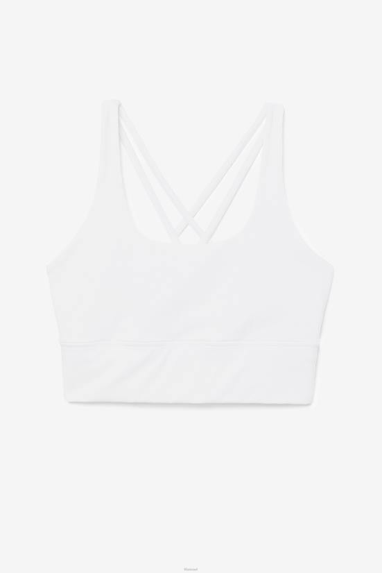 לבן FILA חזיית חזייה גב גב הרמה לבן 68LF1788