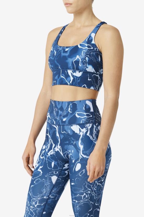 שיש חיל הים FILA תחתון חזיית חזייה גב משיש נייבי פילה עילוי 68LF1791