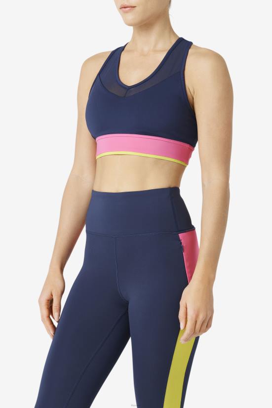 חיל הים/אזליה/גופרית FILA חזיית חזיית ריסרבק עילית ניבי/אזליה/סולפור פילה 68LF1805