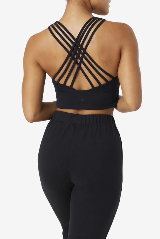 FILA פילה חזיית ספורט עם צוואר גבוה 68LF1811