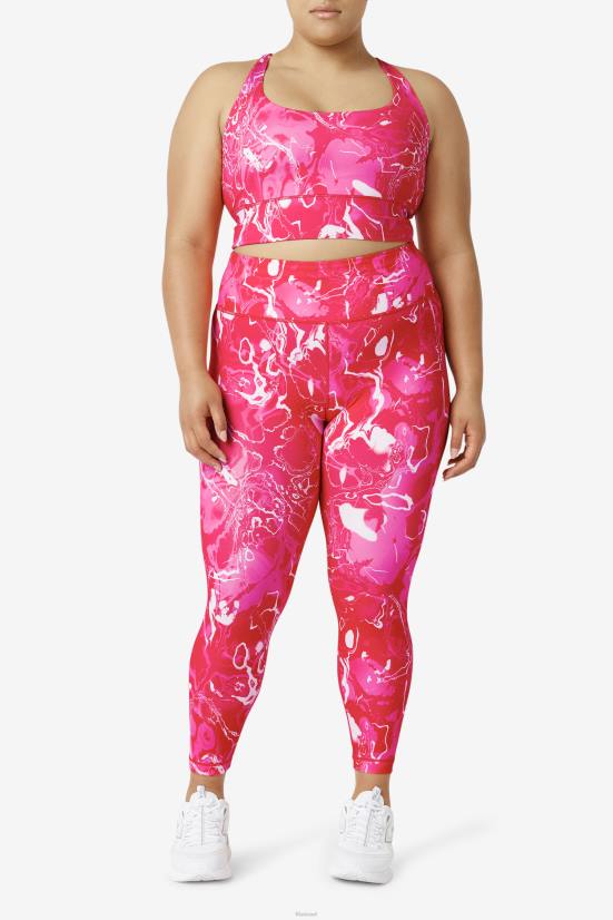 שיש ורוד FILA טופ חזיית חזייה עם שיש ורוד פילה 68LF1828