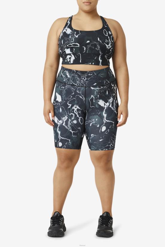 שיש שחור FILA חזיית חזייה גב עילוי גב פילה שיש שחור 68LF1832