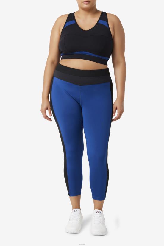 אדמונית שחורה / נייבי FILA חזיית ספורט עילוי רייסרבק פילה שחור/נווי אדמונית 68LF1838