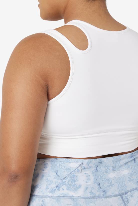 לבן FILA חזיית חזיית פרוסה עילוי לבנה פילה 68LF1854