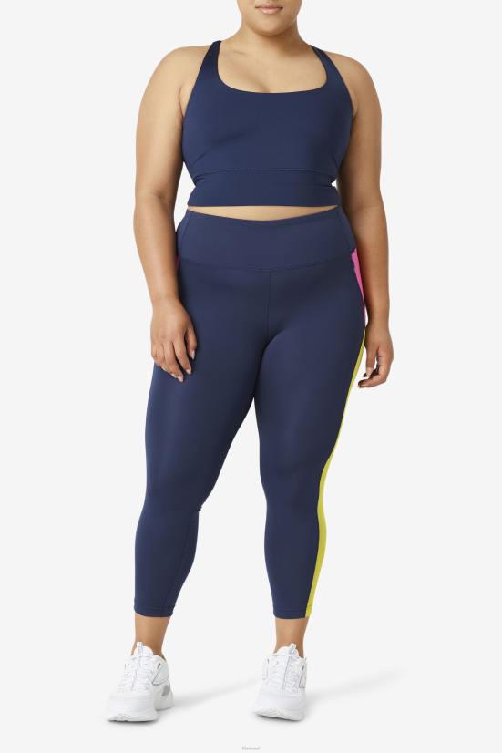 חיל הים FILA חולצת חזייה עם גב פילה עילוי חיל הים 68LF1857