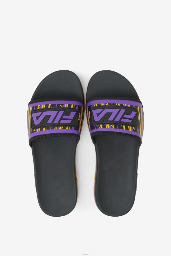 שחור/זהב/סגול FILA מגלשת ירח לגברים שחור/זהב/סגול פילה 68LF185