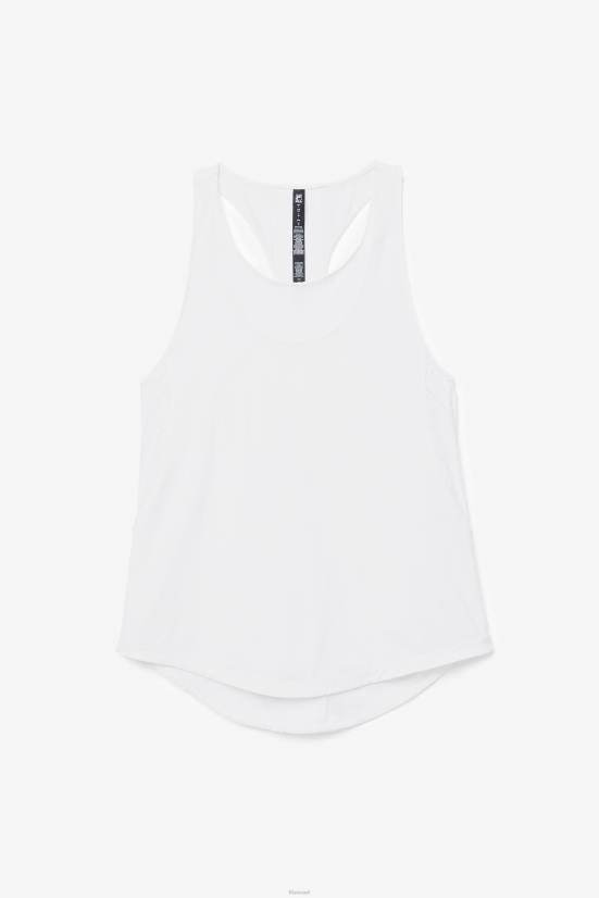 לבן FILA גופיית רייסרבק בעלת מרקם מרומם פילה לבן 68LF1880