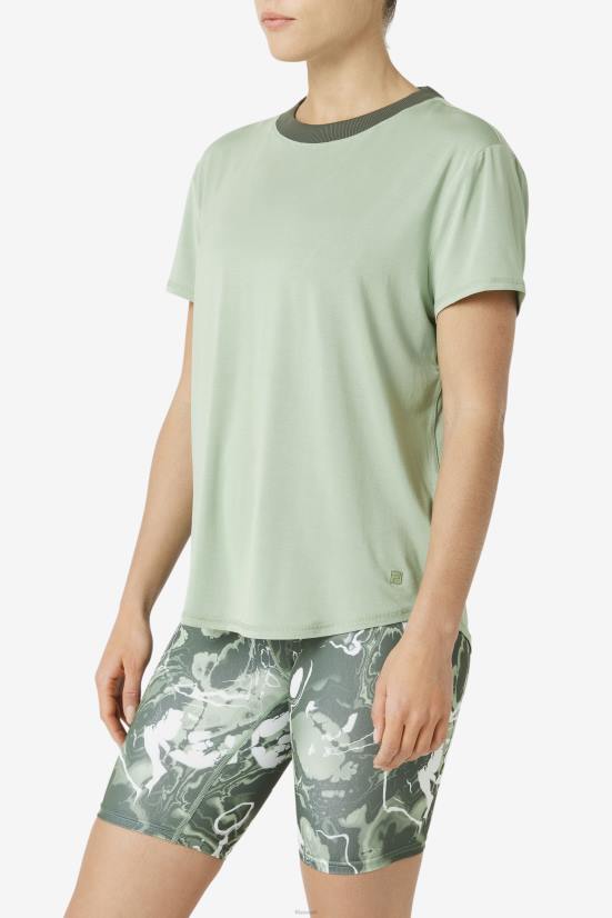 בזיליקום/טימין FILA פילה עליון עם שרוול קצר בזיליקום/טימין 68LF1902