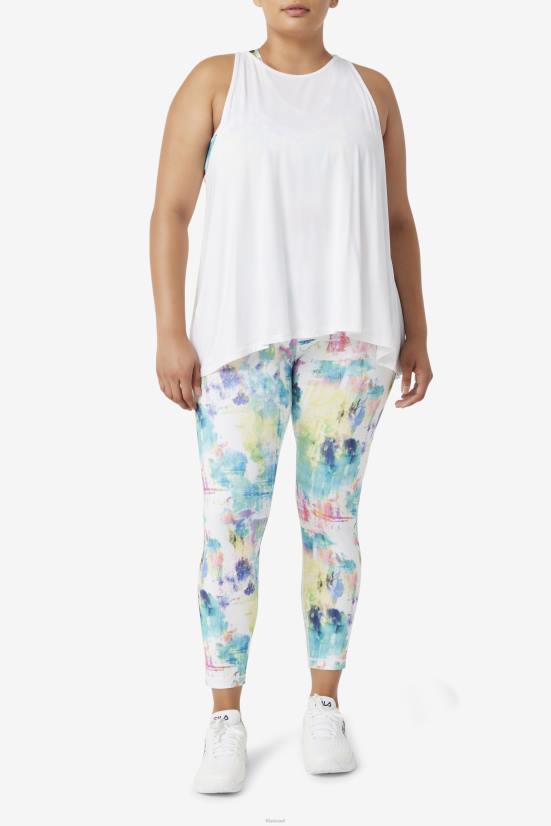 לבן FILA גופיית פילה פי-לוקס לבנה בגב פתוח 68LF1911