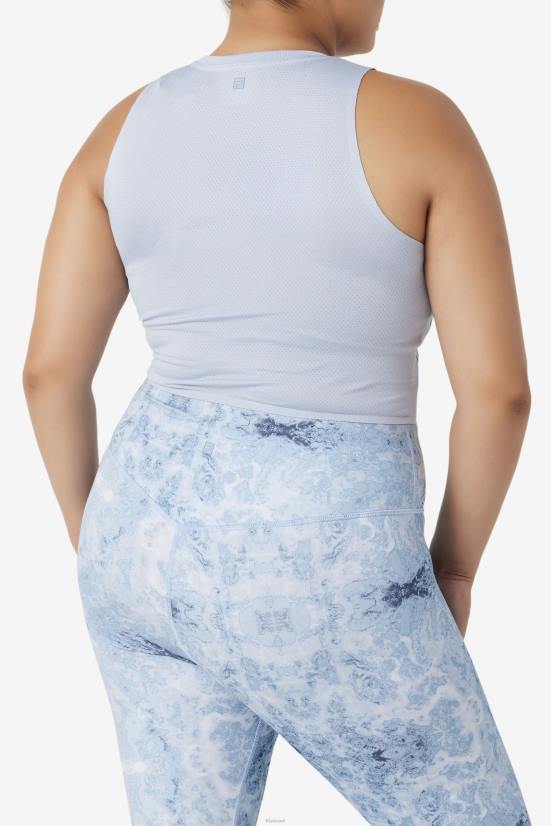 ערפל כחול/שחור FILA עילוי אתלטי קרופ טופ פילה ערפל כחול/שחור 68LF1934