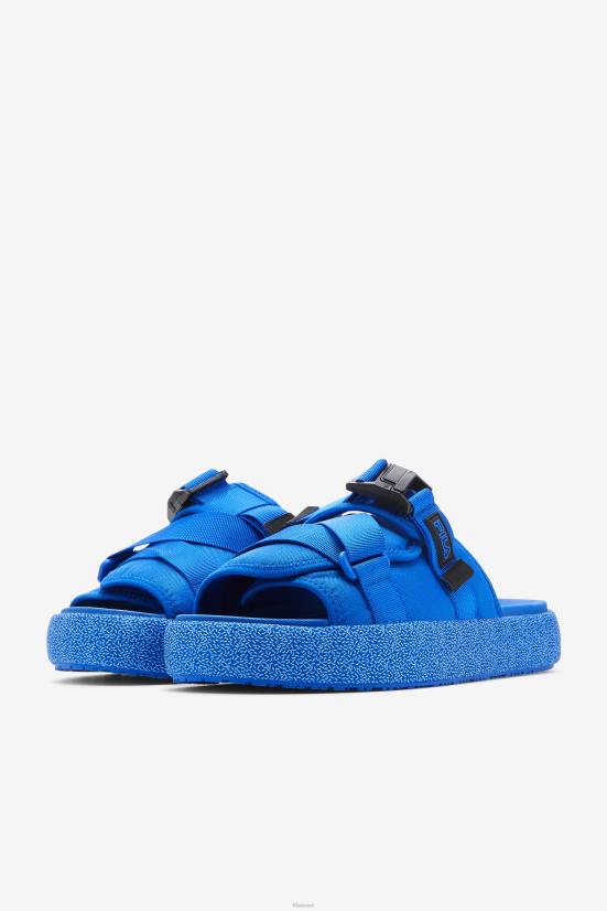 כחול/שחור/כחול FILA מגלשת אטלס לגברים כחול/שחור/כחול 68LF198