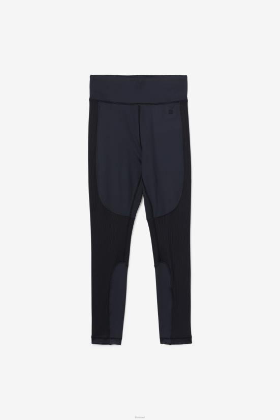 שָׁחוֹר FILA פילה שחורה במרקם פורזה חותלת ארוכה 68LF1991