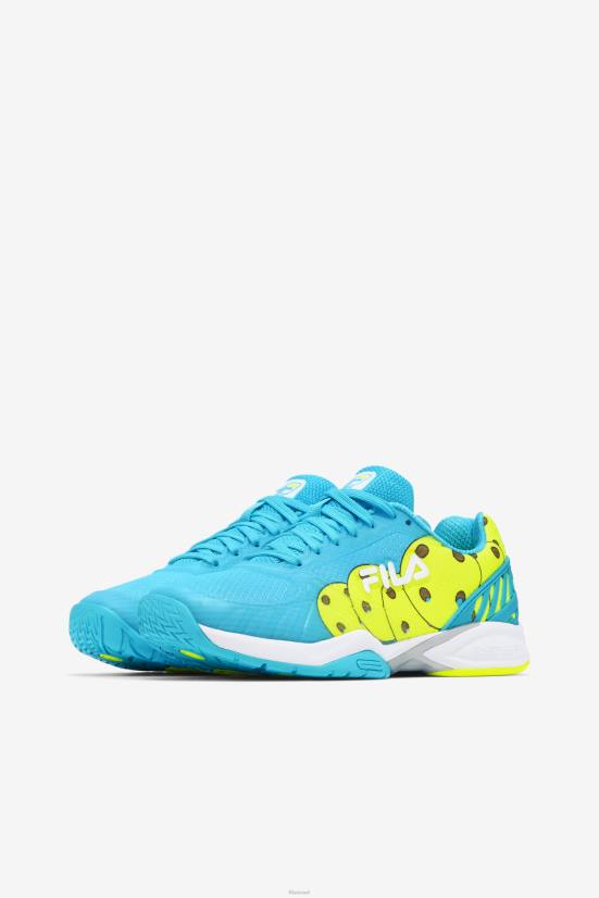 דג כחול/לבן/צהוב FILA אזור מטח נשים דג כחול/לבן/צהוב 68LF2049