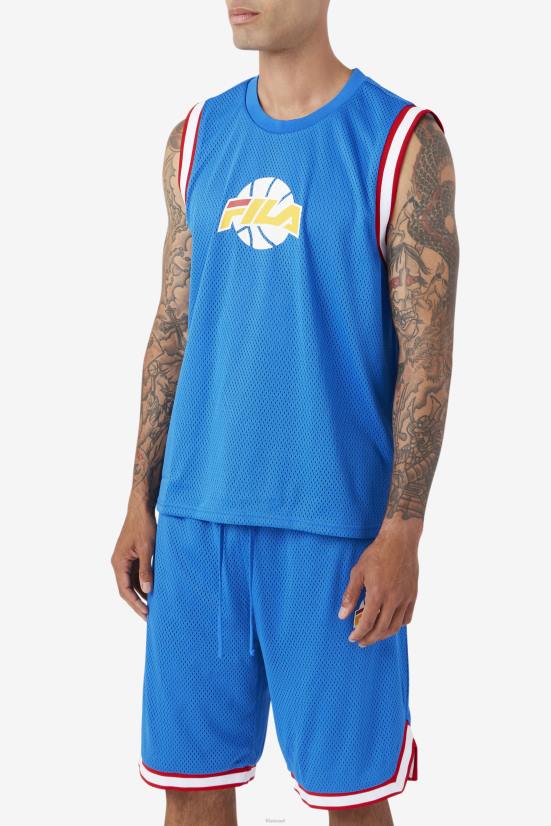 כחול/לבן/אדום/זהב FILA פילה כחול/לבן/אדום/זהב גופיית כדורסל אובי 68LF220