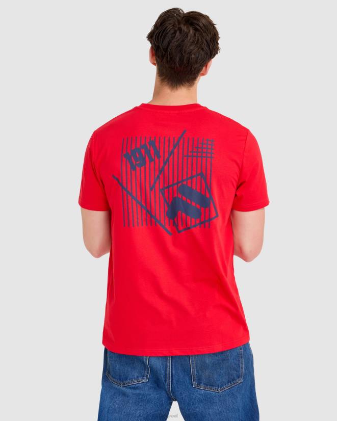 אָדוֹם FILA אהרון טי פילה אדומה 68LF2303