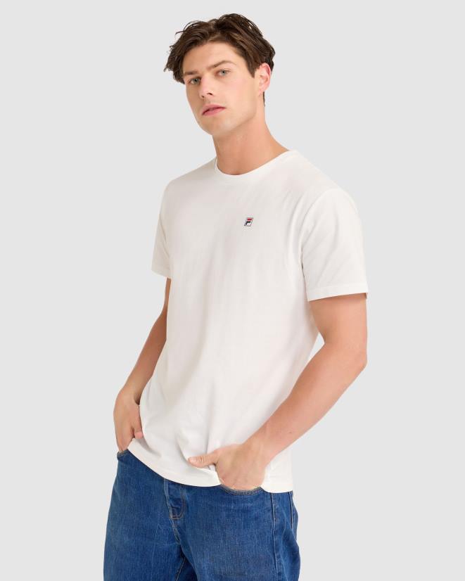 לבן FILA טי פילה אהרון לבן 68LF2305