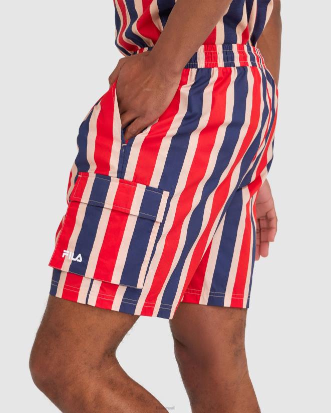 חיל הים החדש FILA ג'ט קצר לגברים פילה ניו נייבי 68LF2336