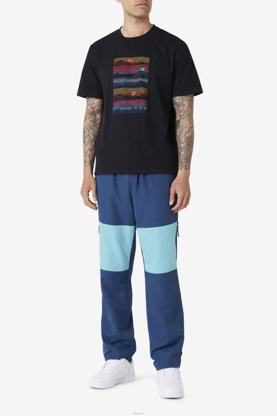 שָׁחוֹר FILA טי נדי שחור פילה 68LF240