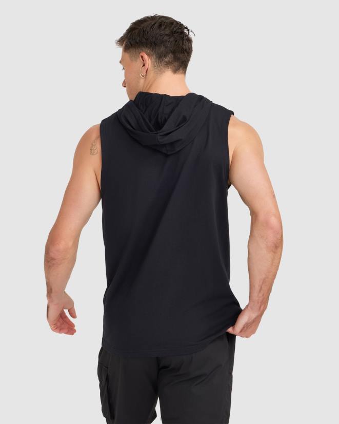 שָׁחוֹר FILA טנק קפוצ'ון בלייק לגברים פילה שחור 68LF2426