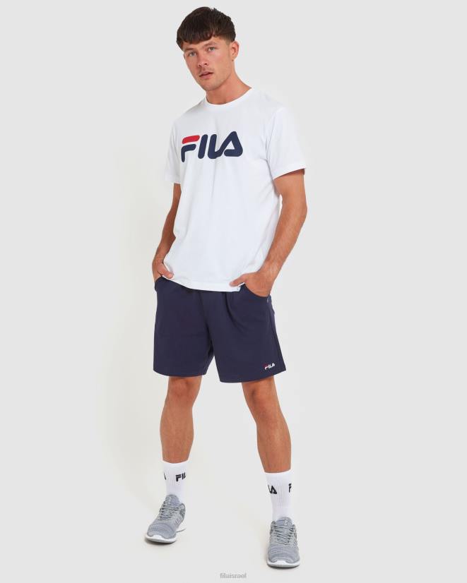 חיל הים החדש FILA מכנסי ג'רסי ג'רזי לגברים חדשים בניי נייבי פילה קלאסיים 68LF2433