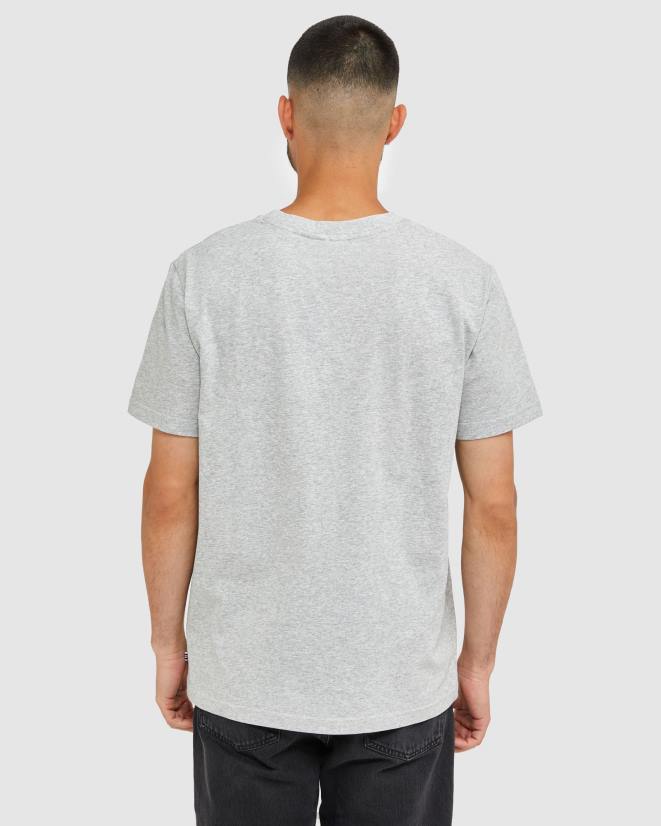 מארל כסף FILA חולצה קלאסית יוניסקס מכסף מרל פילה 68LF2435