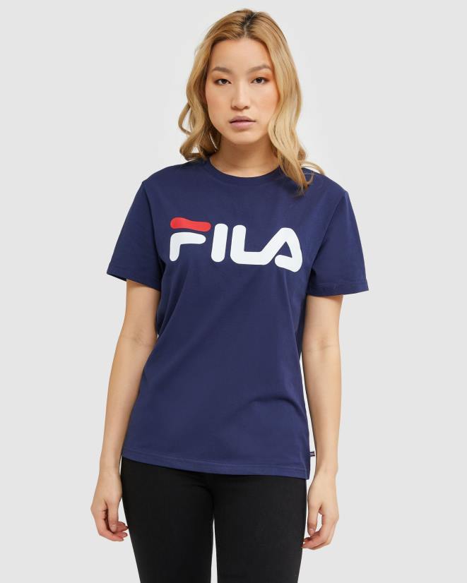 חיל הים החדש FILA טי פילה קלאסית לשני המינים ניו נייבי 68LF2437