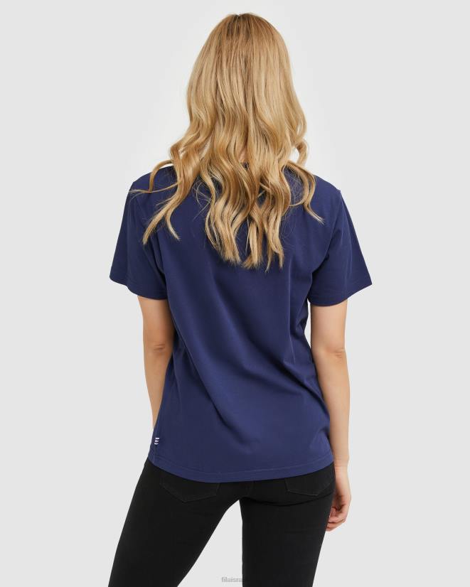 חיל הים החדש FILA טי פילה קלאסית לשני המינים ניו נייבי 68LF2437