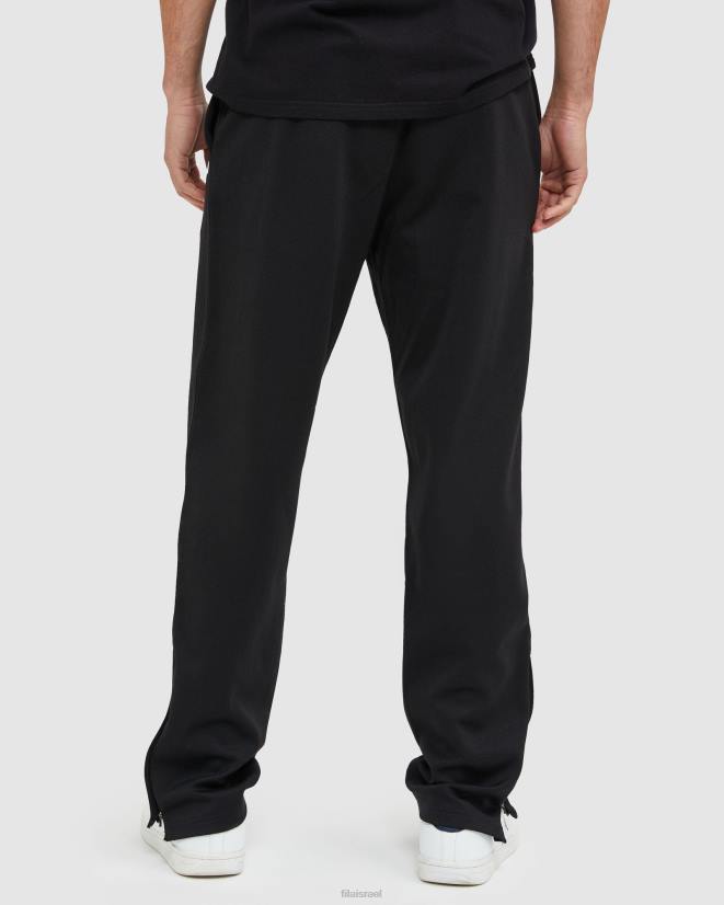 שָׁחוֹר FILA מכנסיים גברים קלאסיים פילה שחורה 68LF2441