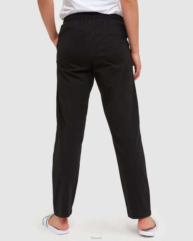 שָׁחוֹר FILA מכנס ג'רסי יוניסקס קלאסי פילה שחור 68LF2445