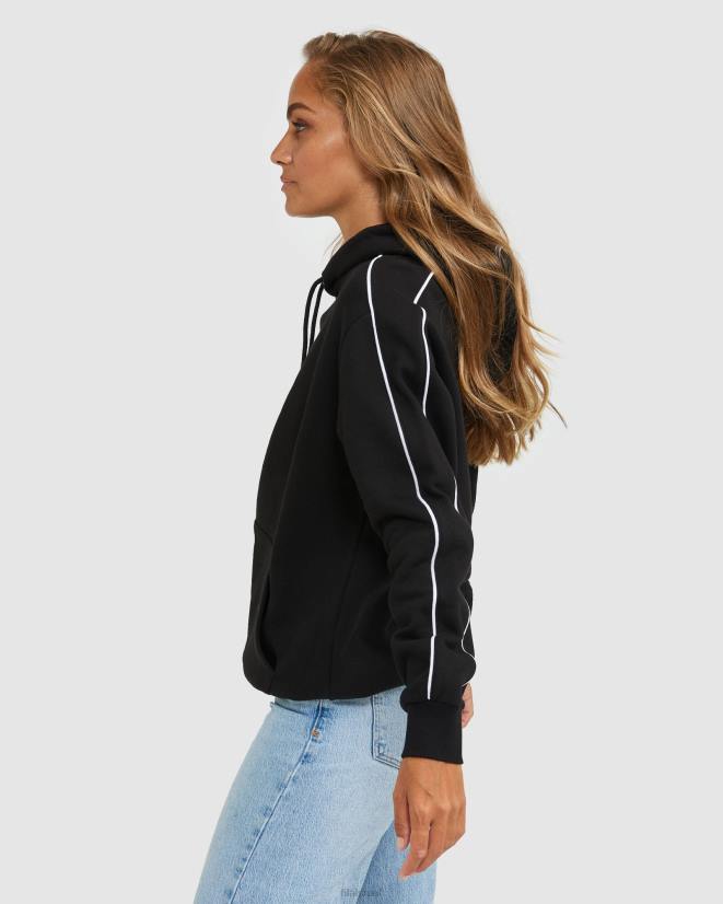 שָׁחוֹר FILA מכסה מנוע מורשת שחורה של פילה 68LF2446