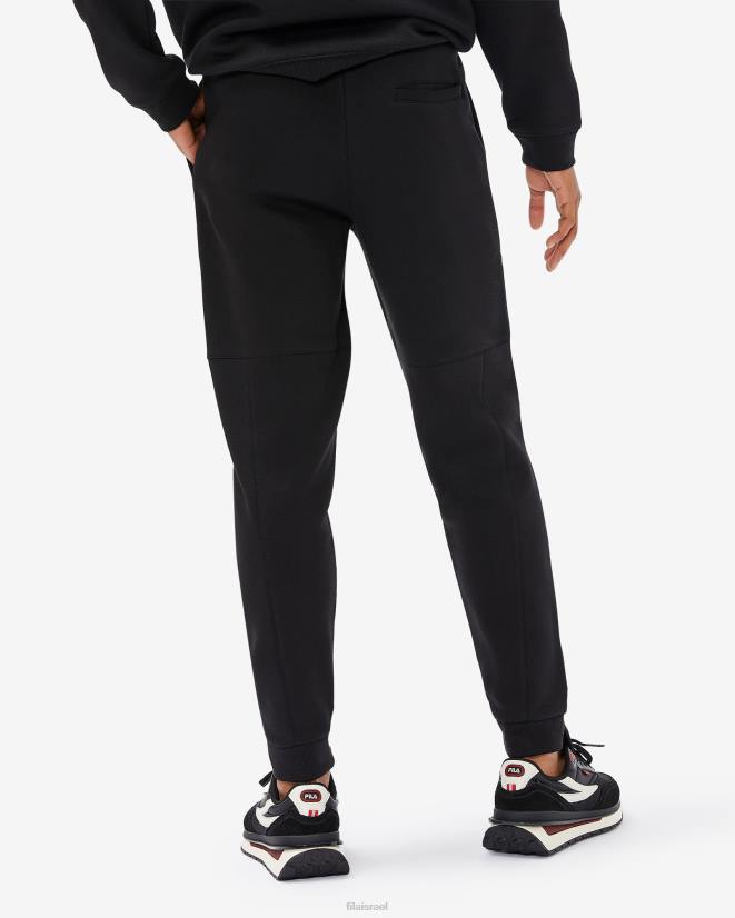 שָׁחוֹר FILA תחתון טרנינג של מונקו לשני המינים פילה שחור 68LF2447