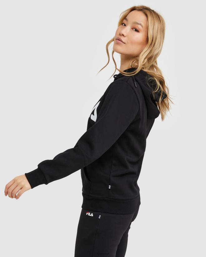 שָׁחוֹר FILA פילה קלאסי מעיל רוכסן יוניסקס שחור 68LF2461