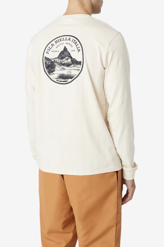 לבן FILA חולצת סנפלינג שרוול ארוך פילה לבן 68LF248