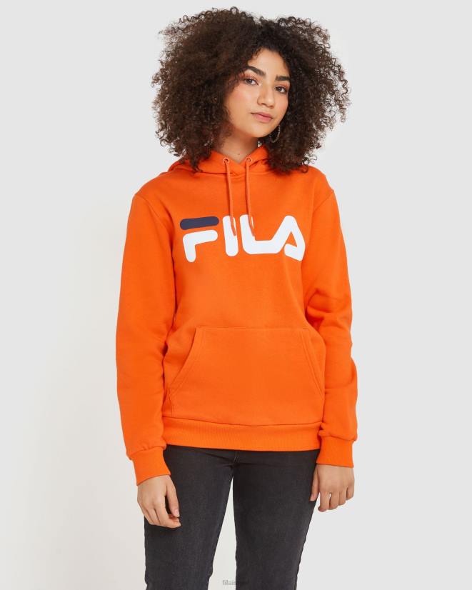 כתום אדום FILA מכסה המנוע הקלאסי לשני המינים פילה אדום כתום 68LF2492