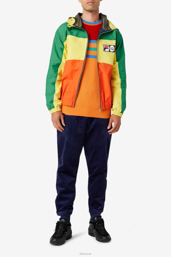 כתום/אדום/ירוק/כחול FILA סוודר קשמיר כתום/אדום/ירוק/כחול פילה 68LF2538