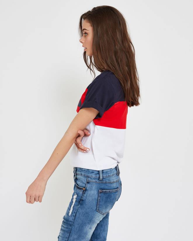 לבן FILA טי פילה גנואה לשני המינים בצבע לבן 68LF2539