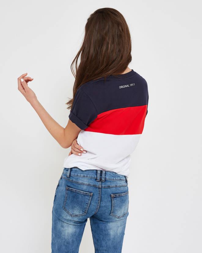 לבן FILA טי פילה גנואה לשני המינים בצבע לבן 68LF2539