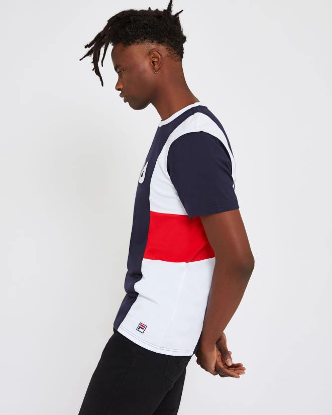 חיל הים החדש FILA חולצת טריאסטה טי פילה ניו נייבי 68LF2540