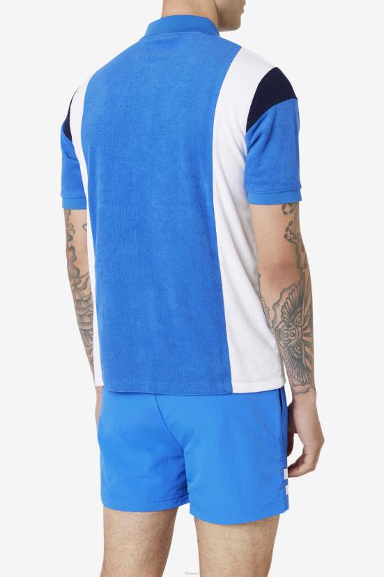 כחול / לבן / נייבי חזק FILA אסטרו טרי פולו פילה כחול / לבן / נייבי חזק 68LF254