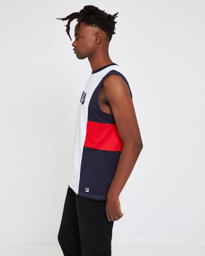 לבן FILA יוניסקס ורונה טנק פילה לבן 68LF2555