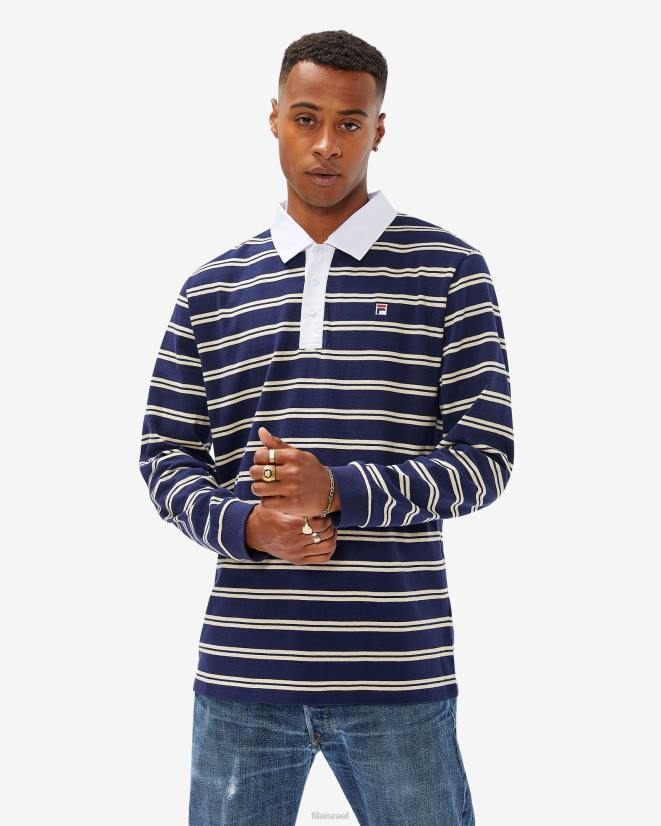 חיל הים החדש FILA פילה רוגבי פולו רוגבי תג גברים חדש 68LF2566