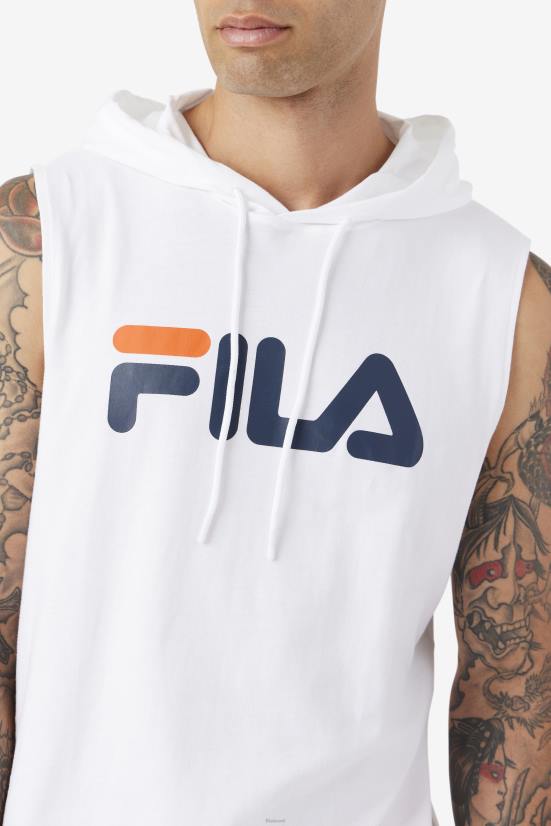 עגבנייה לבנה/ נייבי/ שרי FILA קפוצ'ון פילה לבן / נייבי / עגבניות שרי זני ללא שרוולים 68LF256
